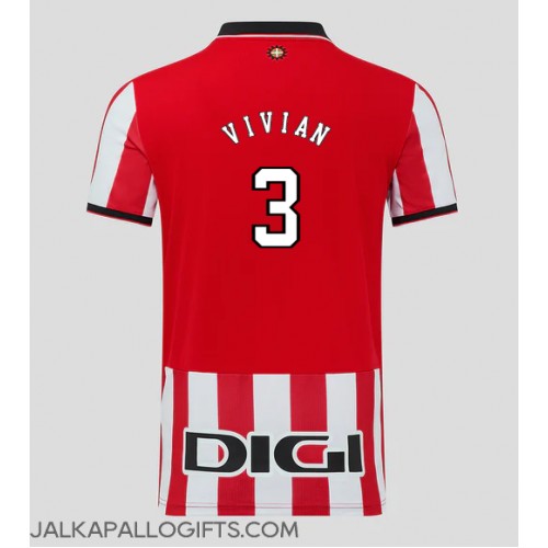 Athletic Bilbao Dani Vivian #3 Kotipaita 2025-26 Lyhythihainen